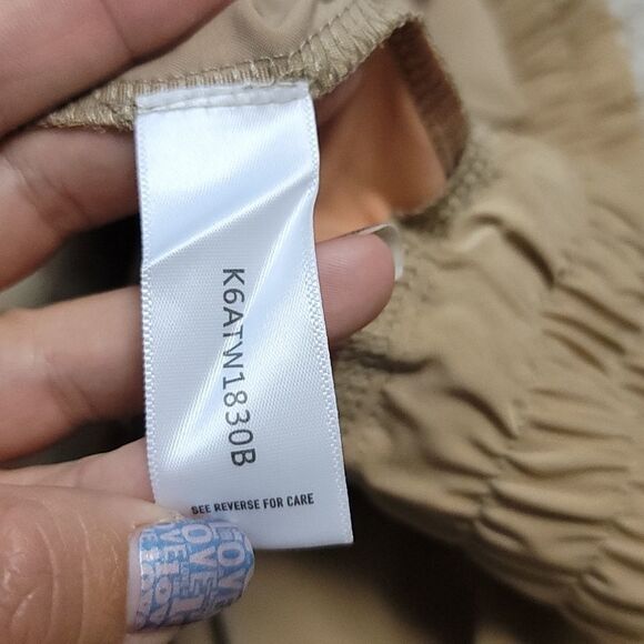 Nwot Colorblock Elastic waist  Wide Leg Pants/Joggers - Picture 9 of 9